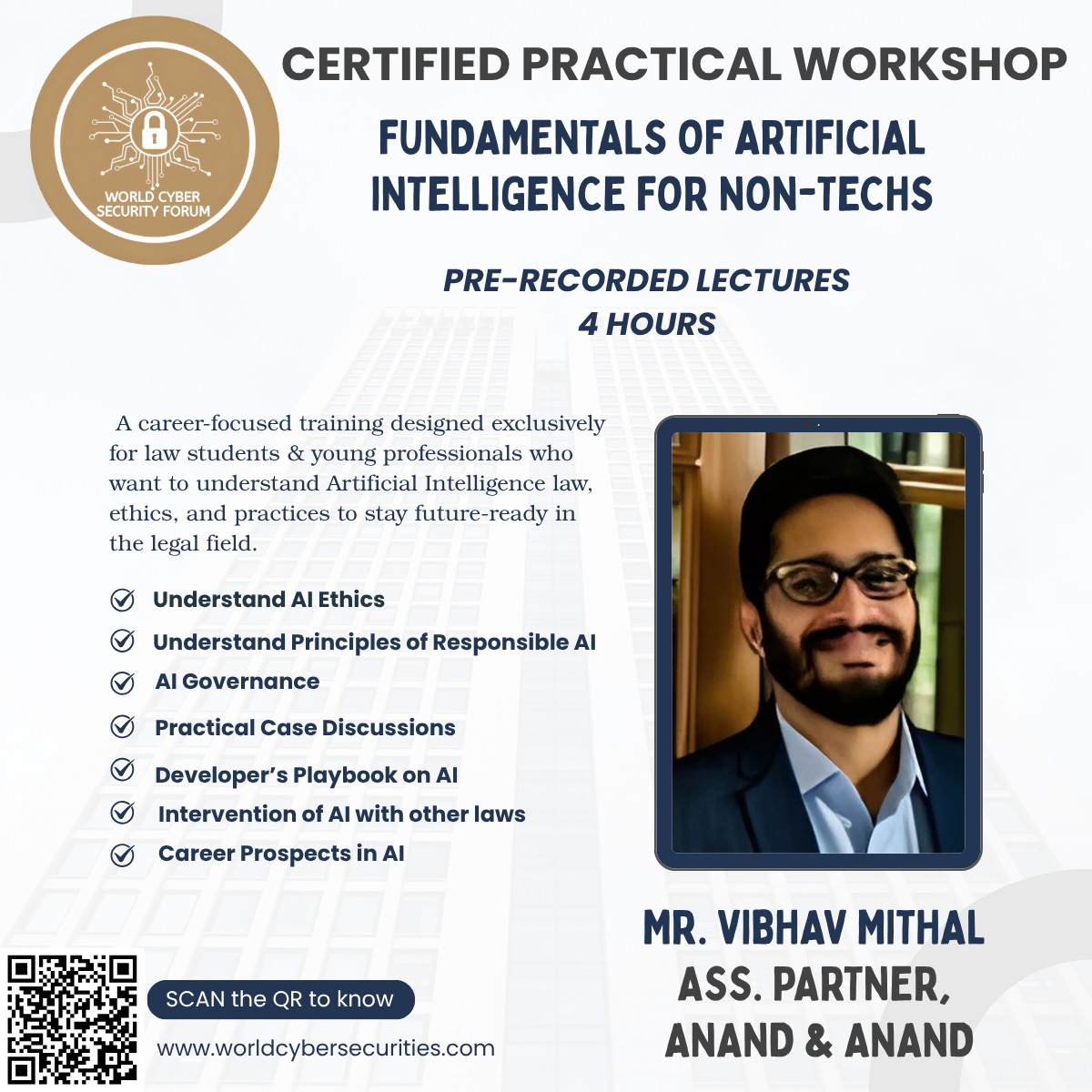 Certified Workshop on “Fundamentals of AI for Non-Techs”
