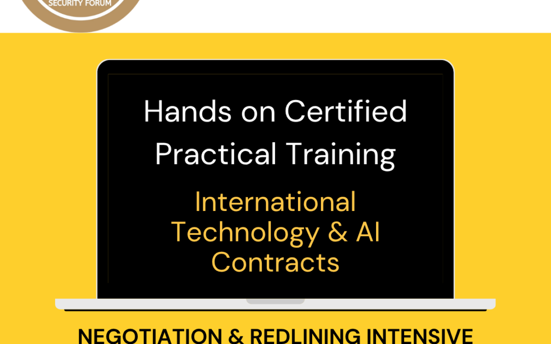 Certified Practical Training on International Technology + AI Contracts