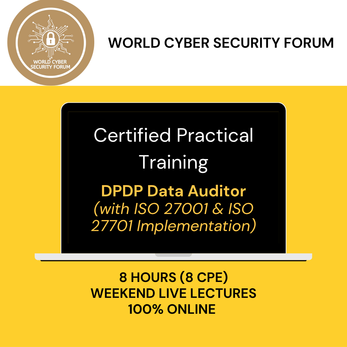 Certified Practical Training for DPDP Data Auditor (with ISO 27001 & ISO 27701 framework)